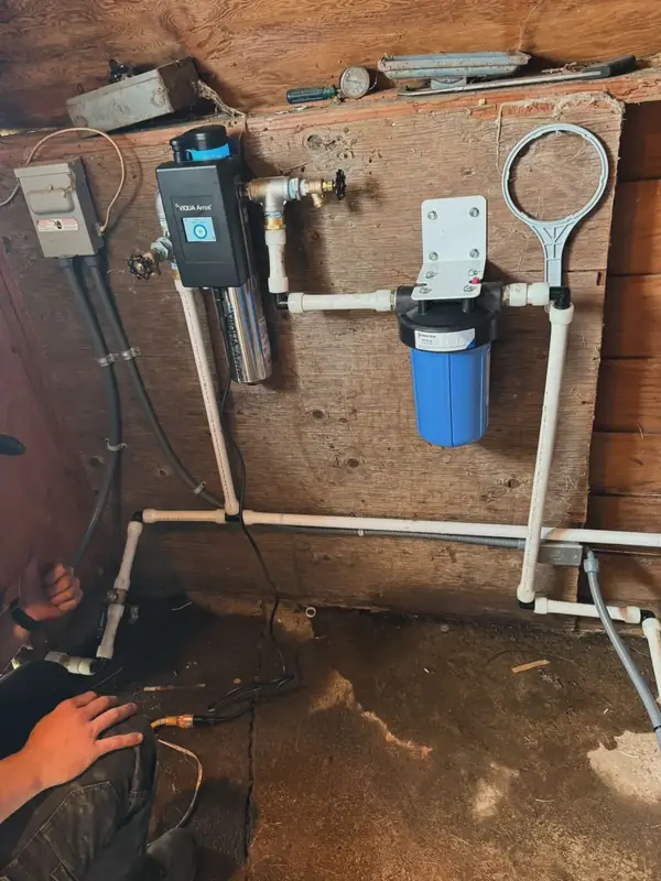Whole-home water treatment filtration system