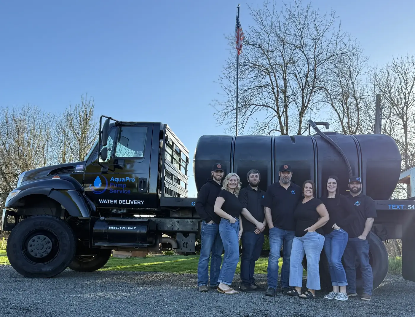 Aqua Pro Pump Service truck