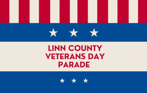 Linn County Veterans Day Parade logo